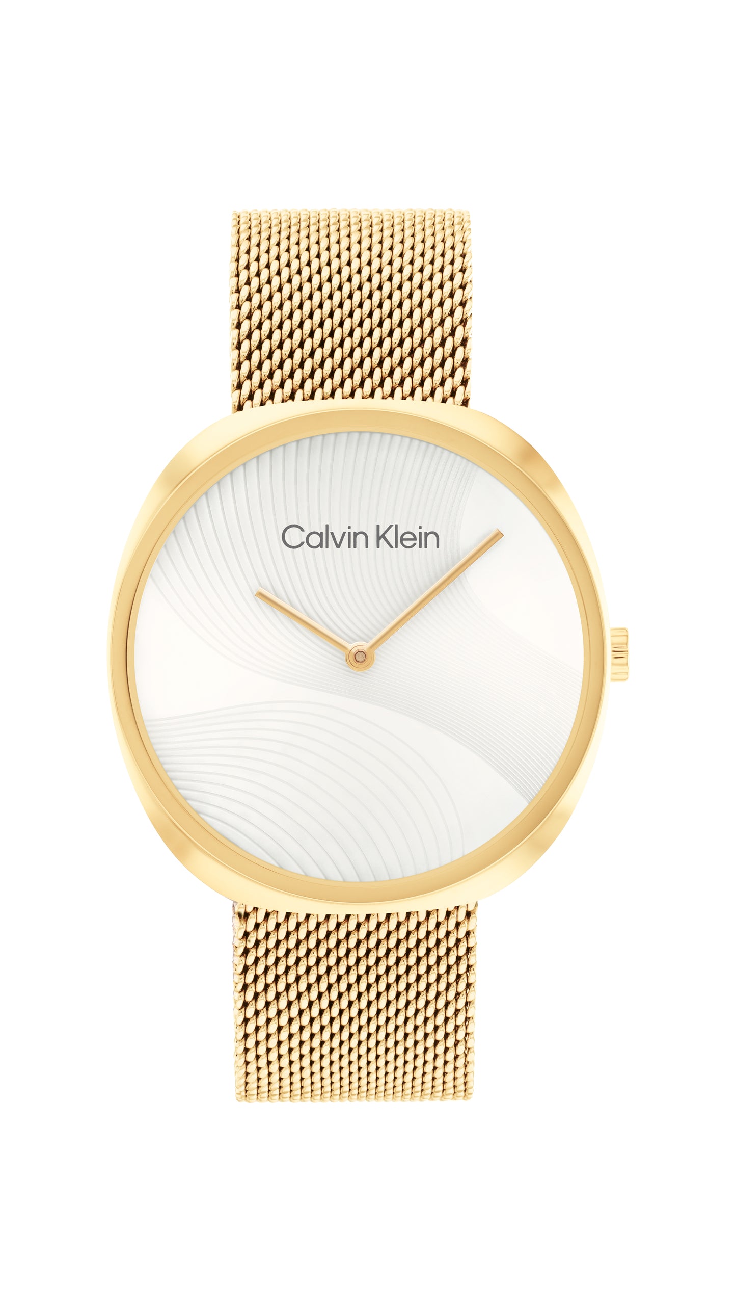 Calvin Klein SCULPT 36.6 mm Silver Dial Women Watch 25200246