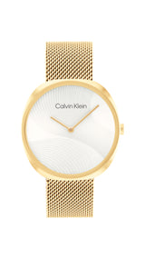 Calvin Klein SCULPT 36.6 mm Silver Dial Women Watch 25200246
