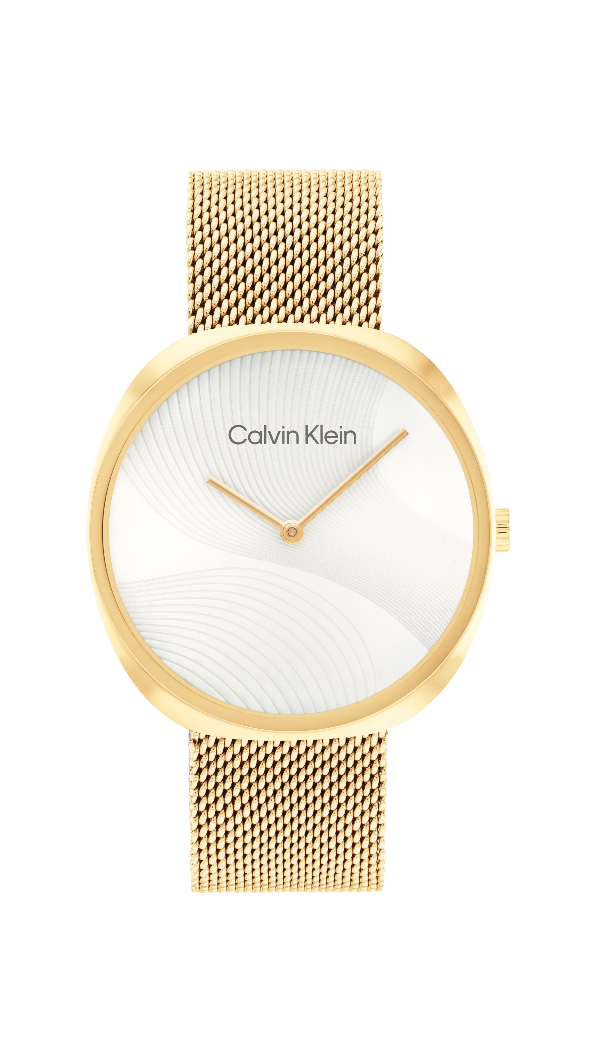 Calvin Klein SCULPT 36.6 mm Silver Dial Women Watch 25200246