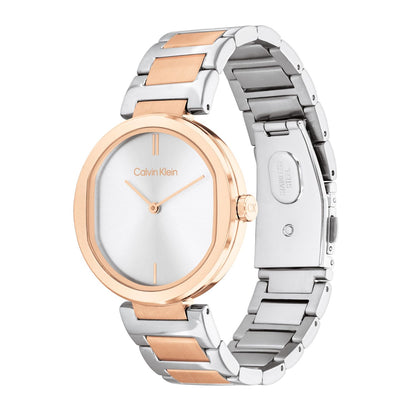 Calvin Klein CK SENSATION 36 mm Silver Dial Women Watch-  25200251