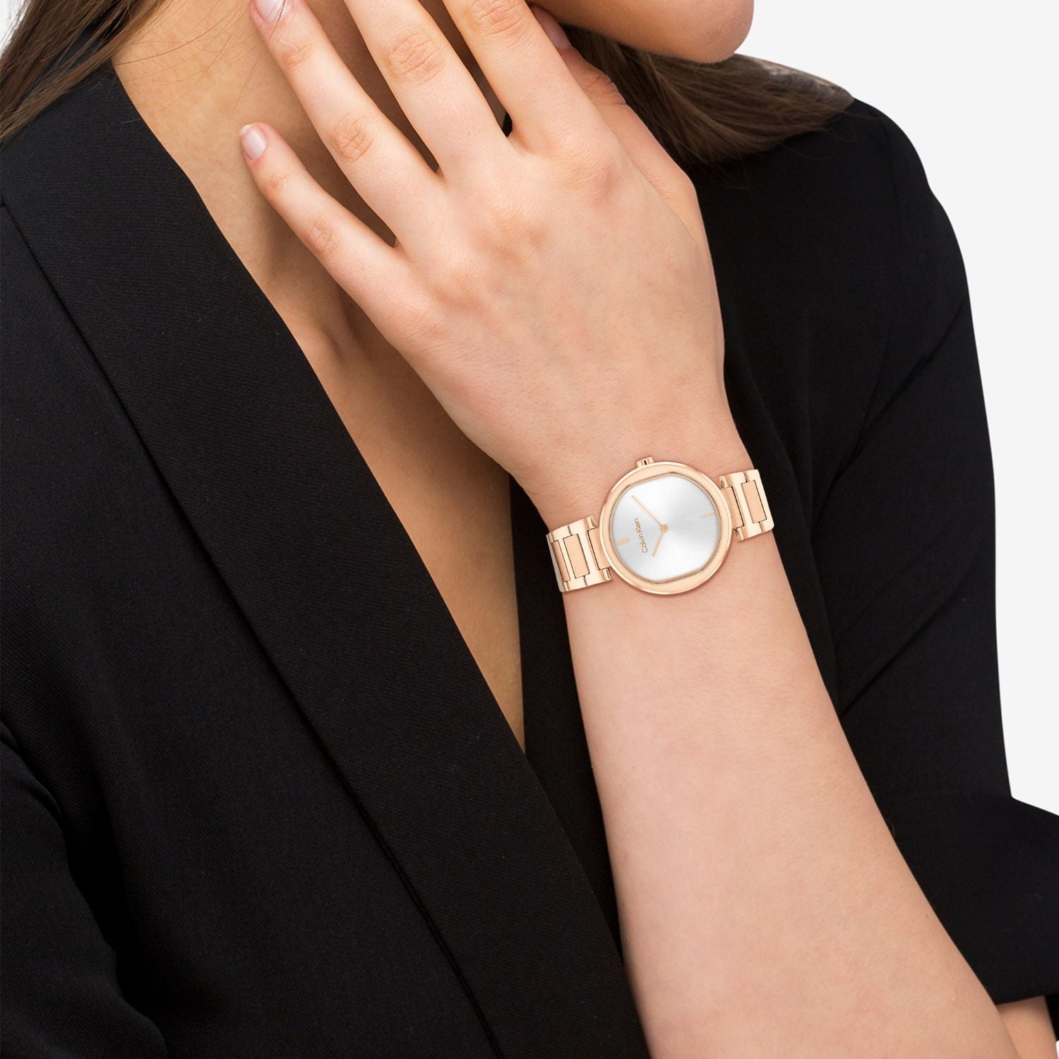 Calvin Klein CK SENSATION 36 mm Silver Dial Women Watch 25200253