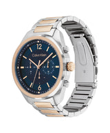 Calvin Klein Force Qtz Fashion Chrono 45 mm Blue Dial Men Watch 25200265