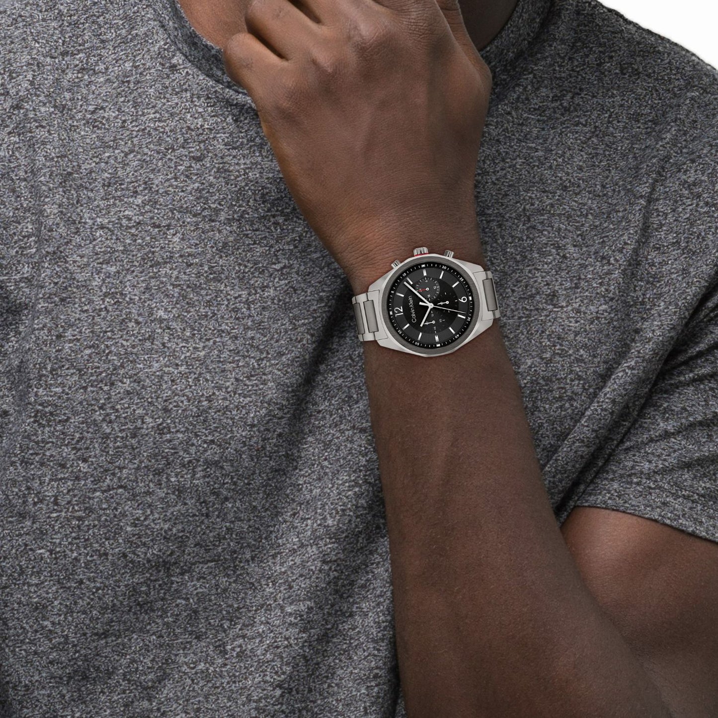 Calvin Klein CK FORCE 45 mm Black Dial Men Watch-  25200267