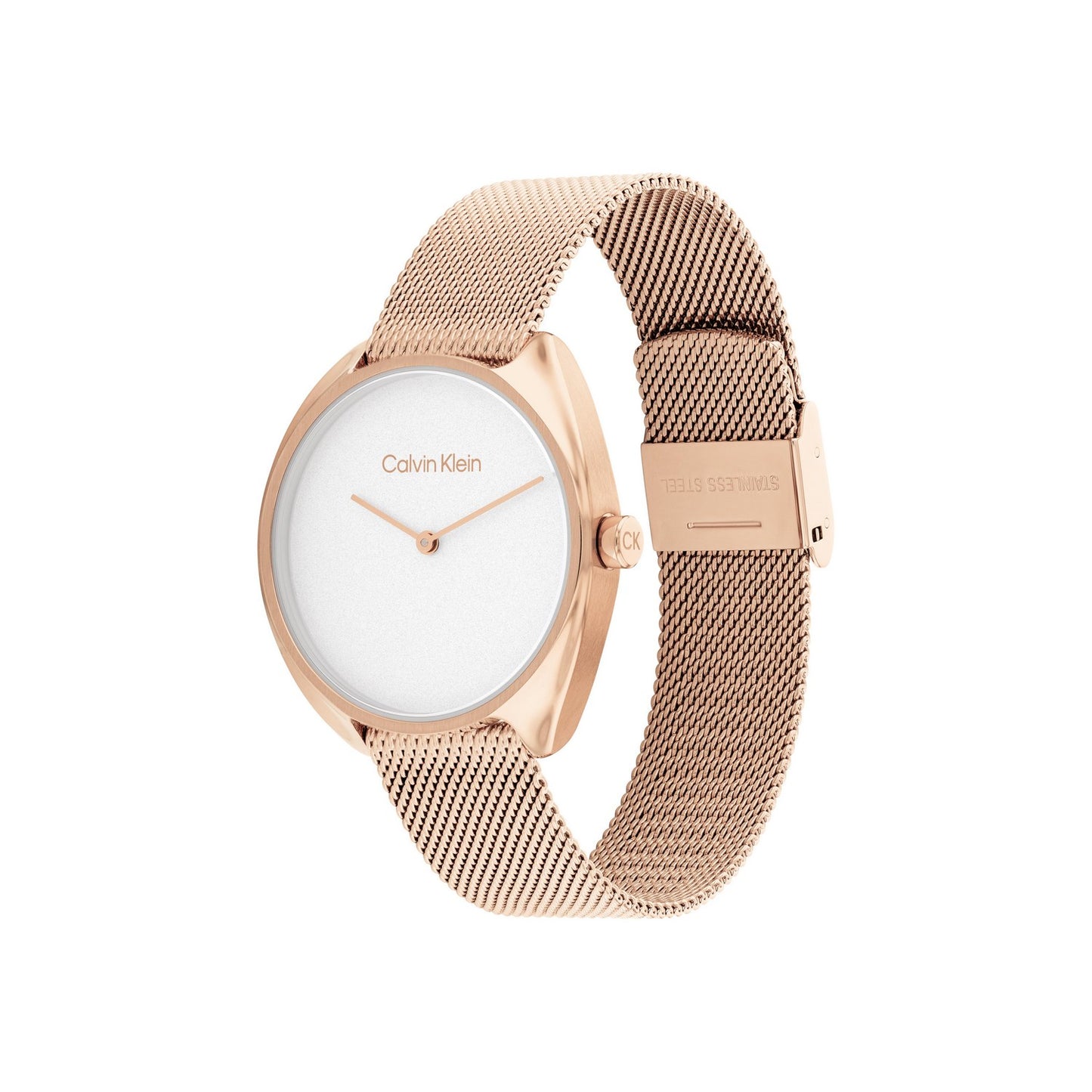 Calvin Klein CK ADORN 34 mm White Dial Women Analog Watch 25200270
