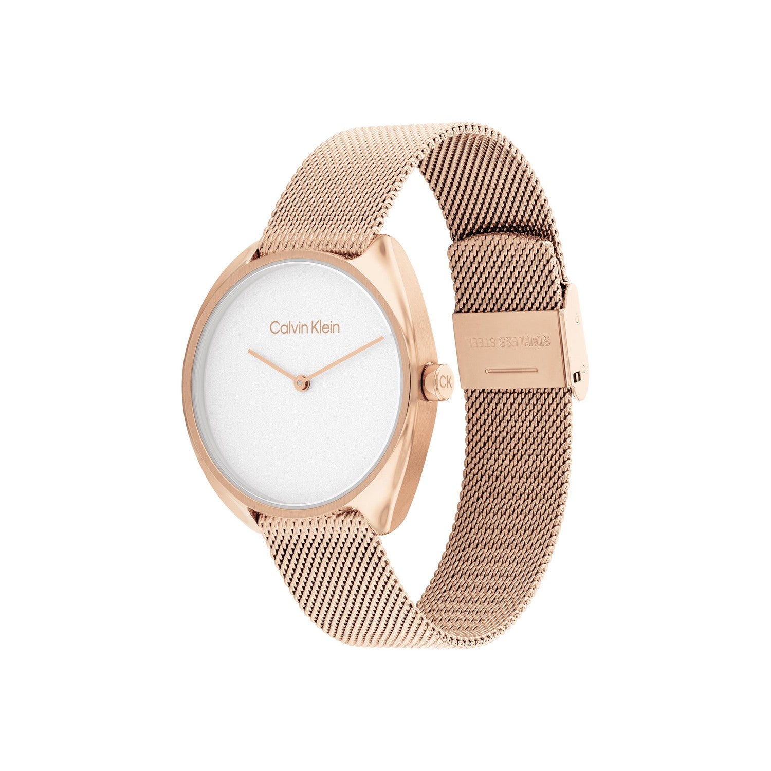 Calvin Klein CK ADORN 34 mm White Dial Women Analog Watch 25200270