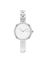 Calvin Klein Bangled Silver 28 mm Dial Women Analog Watch 25200278