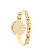 Calvin Klein Bangled Light Champagne 28 mm Dial Women Analog Watch 25200279