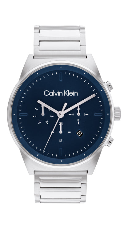 Calvin Klein Impressive Qtz Multifunction 44 mm Blue Dial Men Watch- 25200293