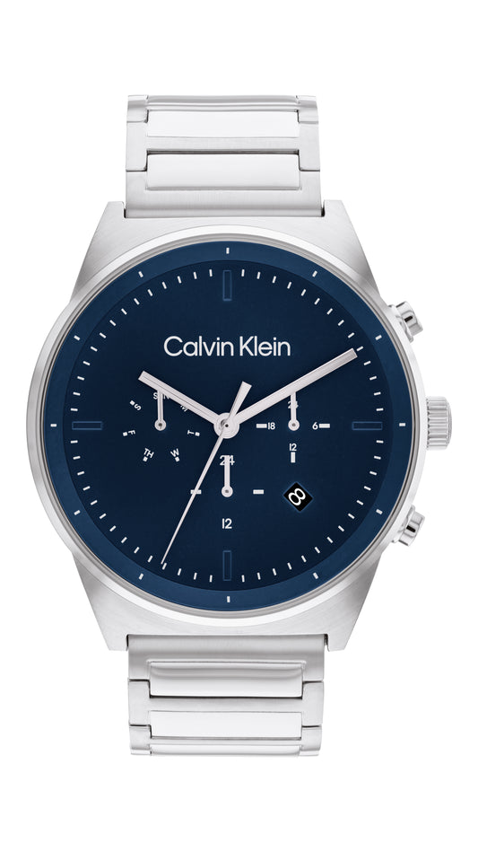 Calvin Klein Impressive Qtz Multifunction 44 mm Blue Dial Men Watch- 25200293
