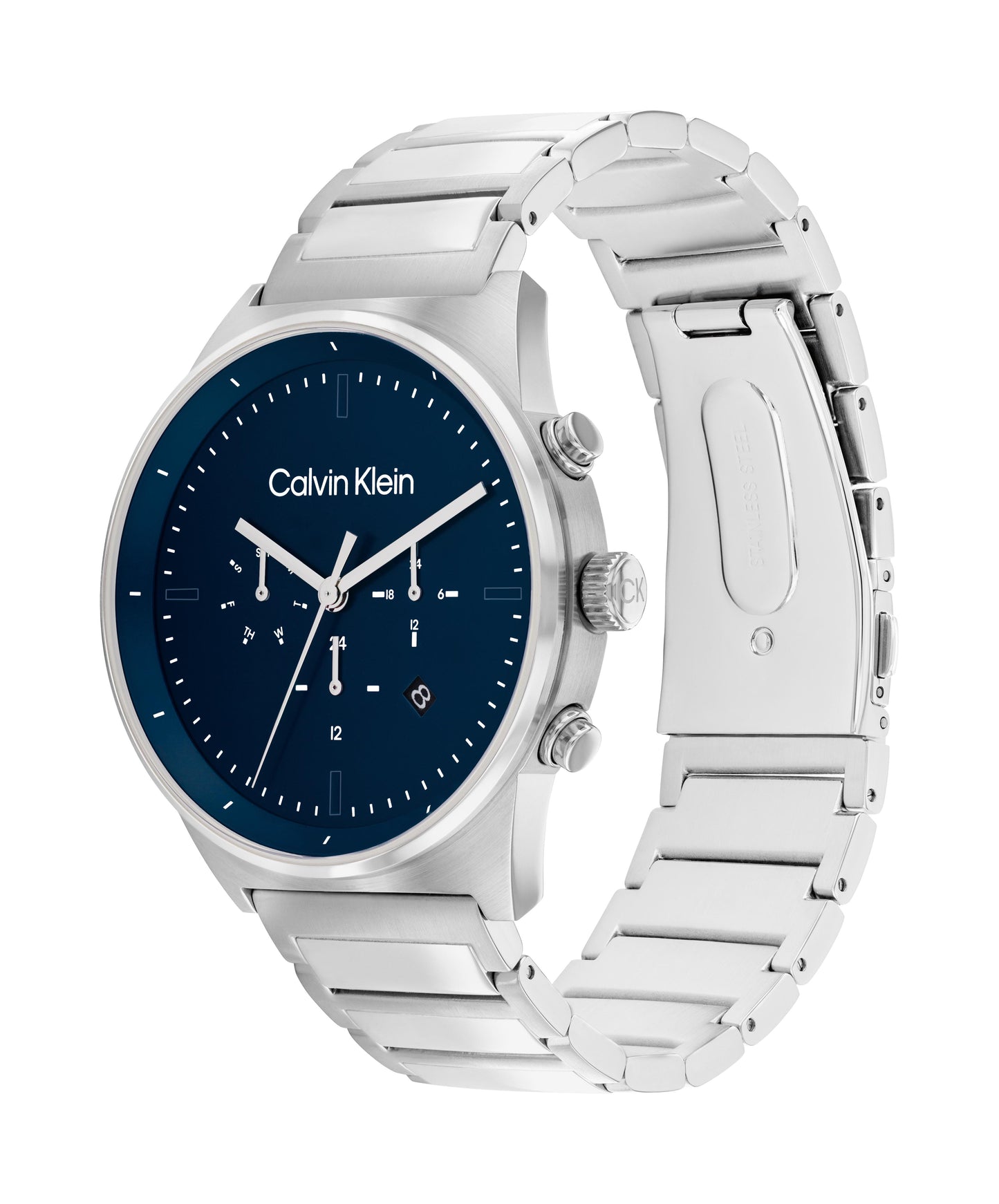 Calvin Klein Impressive Qtz Multifunction 44 mm Blue Dial Men Watch- 25200293