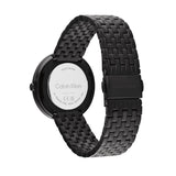 Calvin Klein TWISTED BEZEL 34 mm Black Dial Women Watch 25200323