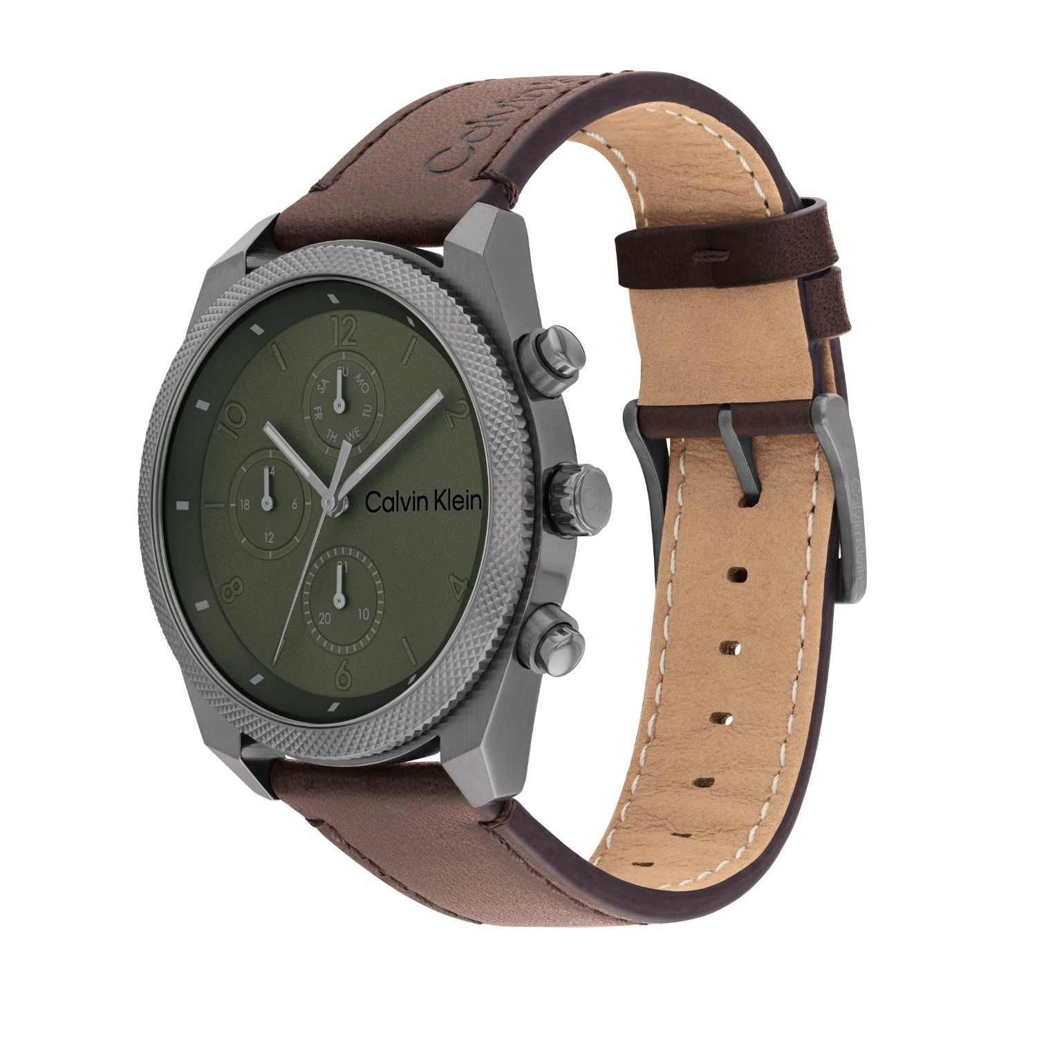 Calvin Klein IMPACT 44 mm Green Dial Men Watch 25200363
