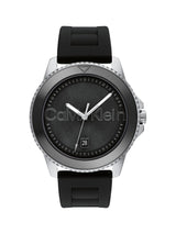Calvin Klein Aqueous Calendar Black 44 mm Dial Men Analog Watch 25200386