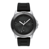 Calvin Klein Aqueous Calendar Black 44 mm Dial Men Analog Watch 25200386