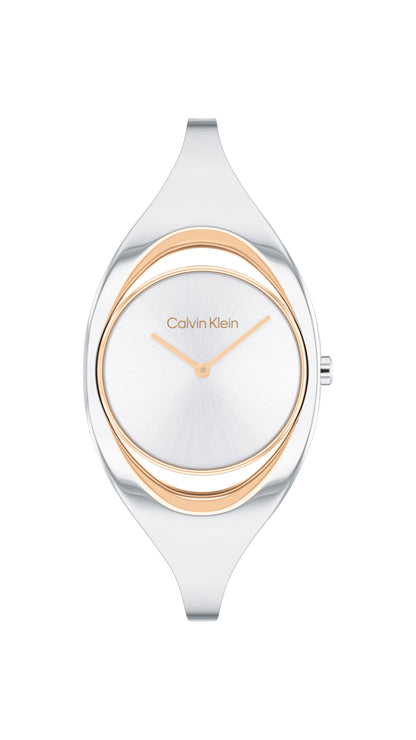 Calvin Klein CK ELATION 32.5 mm Silver Dial Women Watch-  25200393