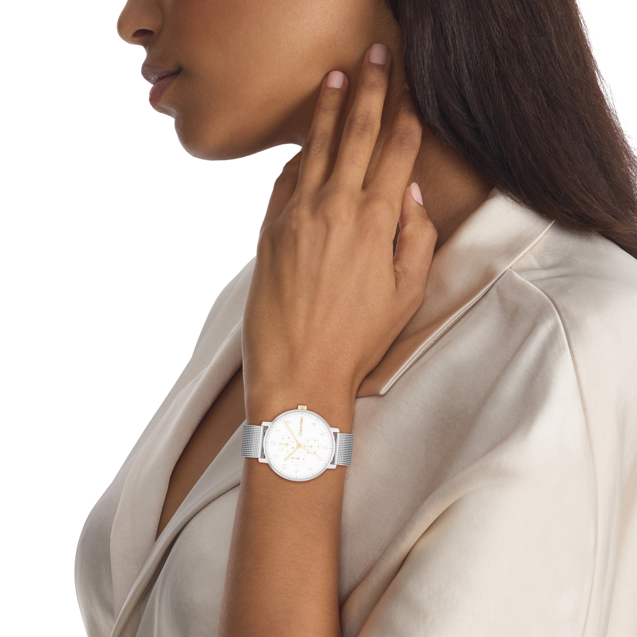 Calvin Klein CK STUN 40 mm Silver Dial Unisex Watch 25200405