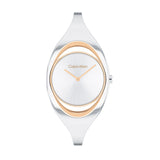 Calvin Klein CK ELATION 32.5 mm Silver Dial Women Watch 25200424