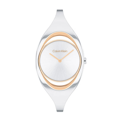 Calvin Klein CK ELATION 32.5 mm Silver Dial Women Watch-  25200424