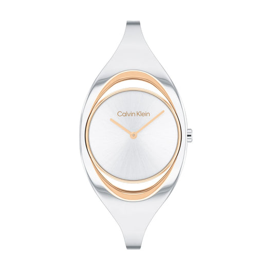 Calvin Klein CK ELATION 32.5 mm Silver Dial Women Watch-  25200424