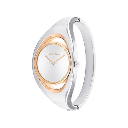 Calvin Klein CK ELATION 32.5 mm Silver Dial Women Watch-  25200424
