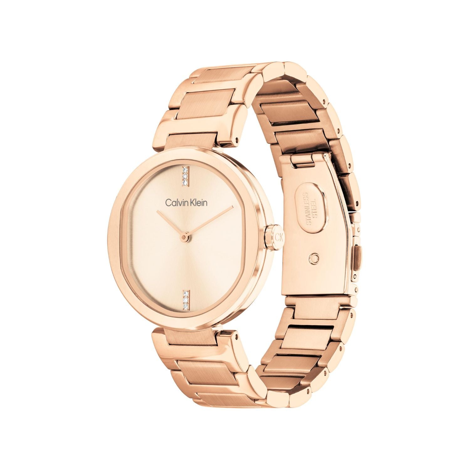 Calvin Klein CK SENSATION 36 mm Gold Dial Women Watch 25200431