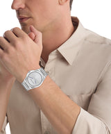 Calvin Klein META MINIMAL 41 mm Silver Dial Men Watch 25200456
