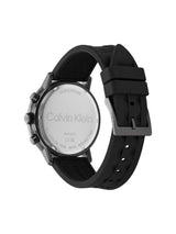 Calvin Klein Men 44 mm Quartz Analog Black Dial Silicon Strap Watch 25200461