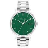 Calvin Klein LINKED BRACELET FOR HIM 43 mm Green Dial Men Watch 25200478