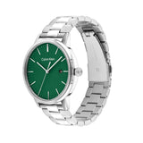 Calvin Klein LINKED BRACELET FOR HIM 43 mm Green Dial Men Watch 25200478