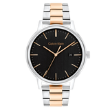 Calvin Klein LINKED BRACELET FOR HIM 43 mm Black Dial Men Watch 25200479