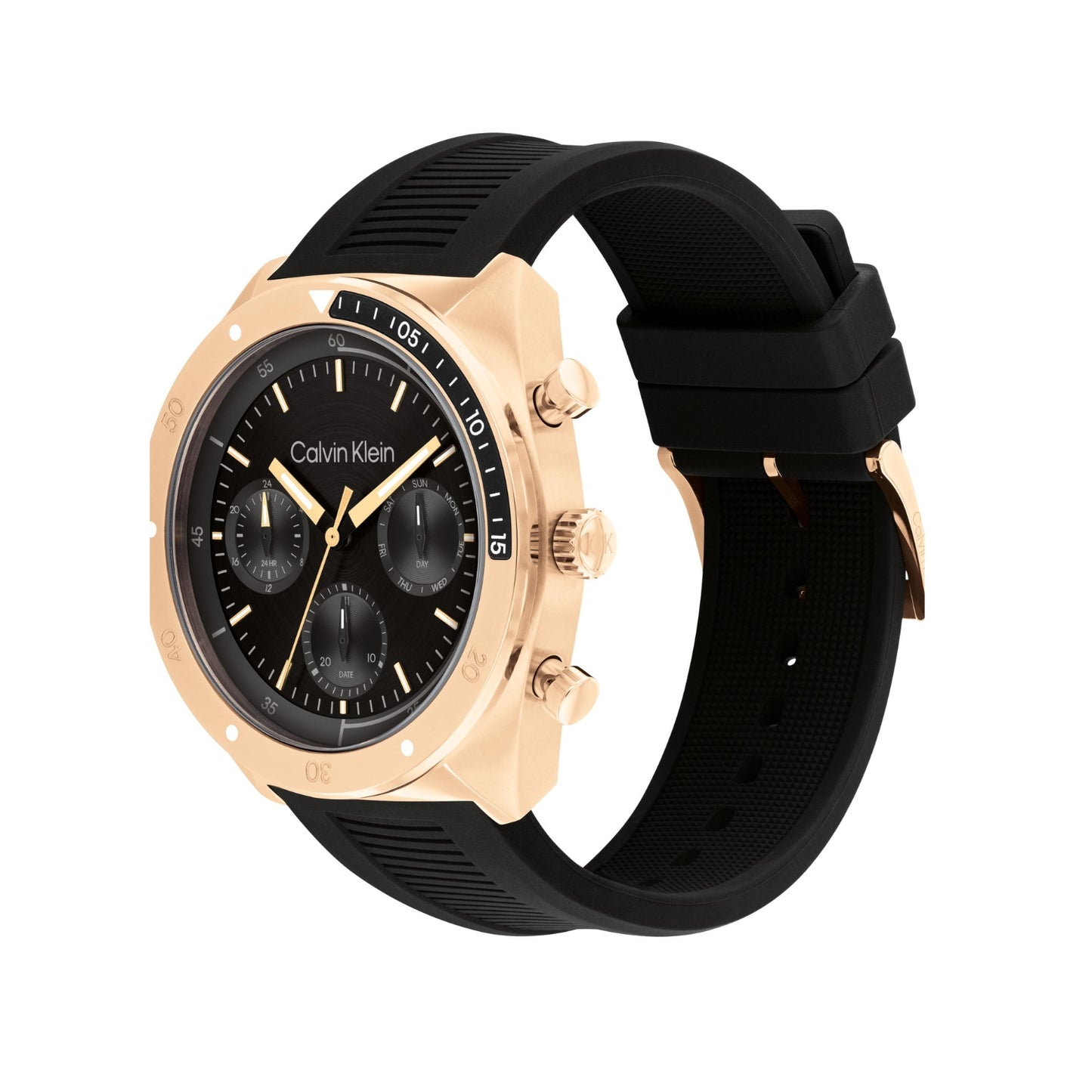 Calvin Klein CK FLEX 45 mm Black Dial Men Watch 25200480