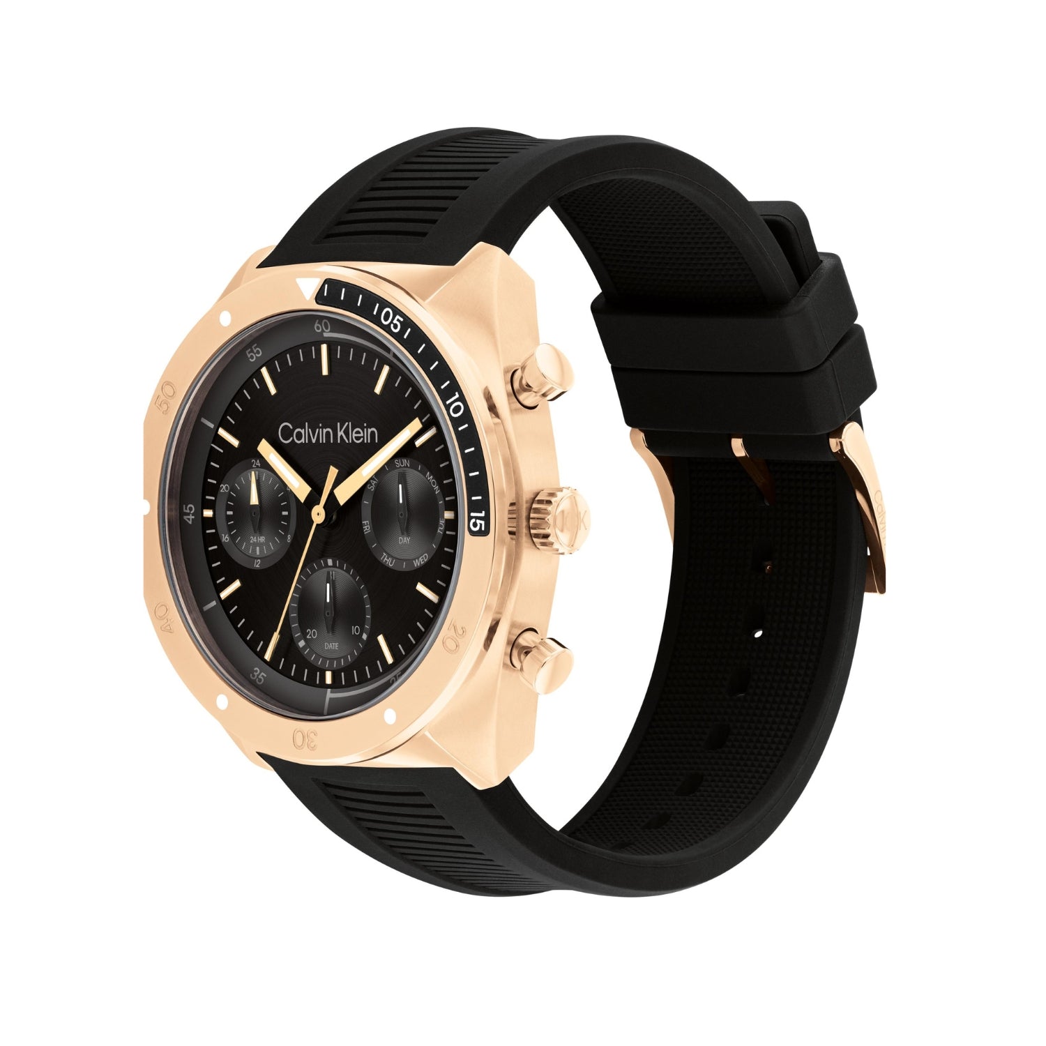 Calvin Klein CK FLEX 45 mm Black Dial Men Watch 25200480