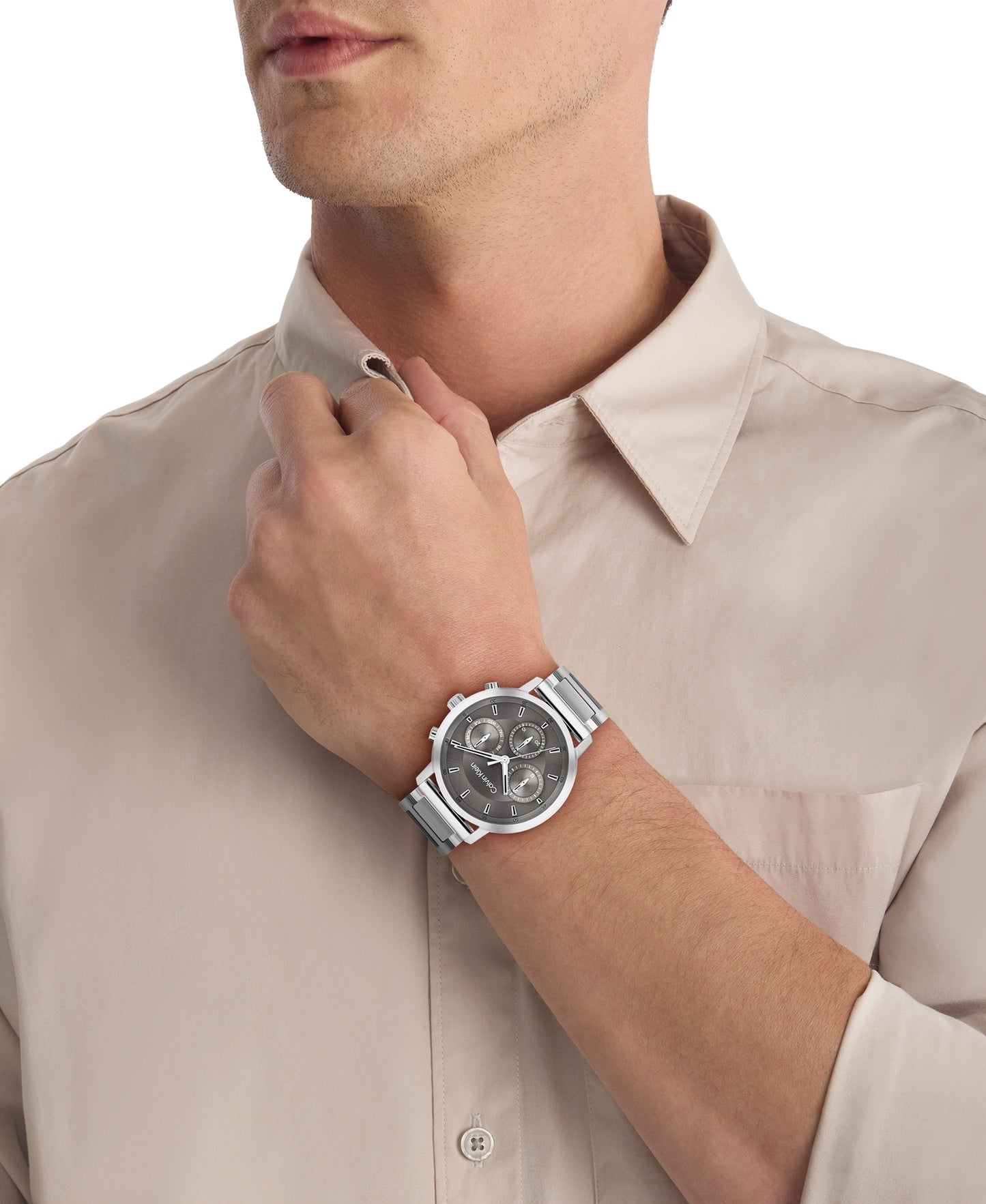 Calvin Klein GAUGE 41 mm Grey Dial Men Watch- 25200493