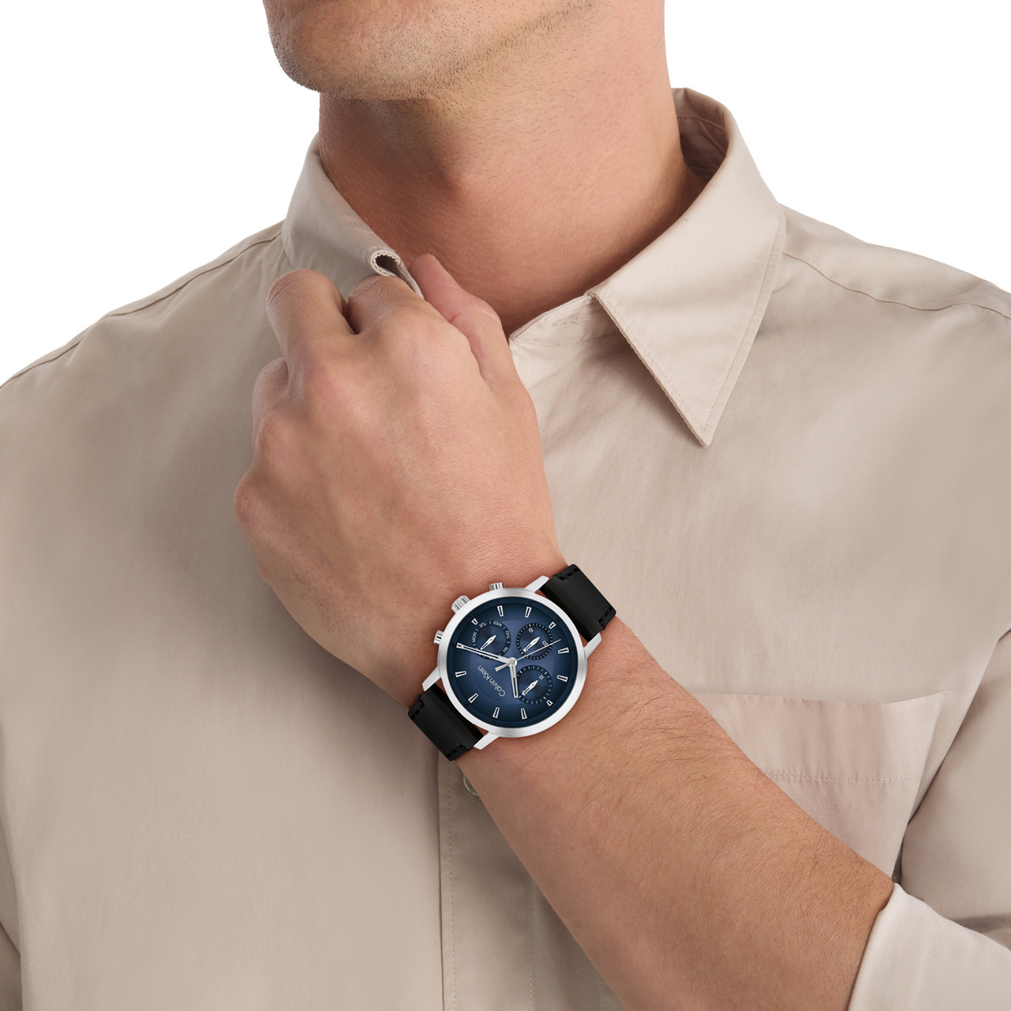 Calvin Klein GAUGE 41 mm Blue Dial Men Watch-  25200497