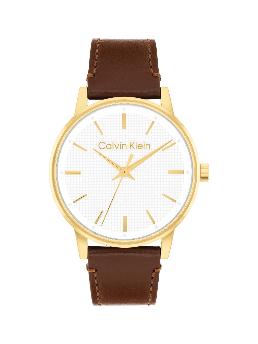 Calvin Klein Linked White 41 mm Dial Men Analog Watch 25200503