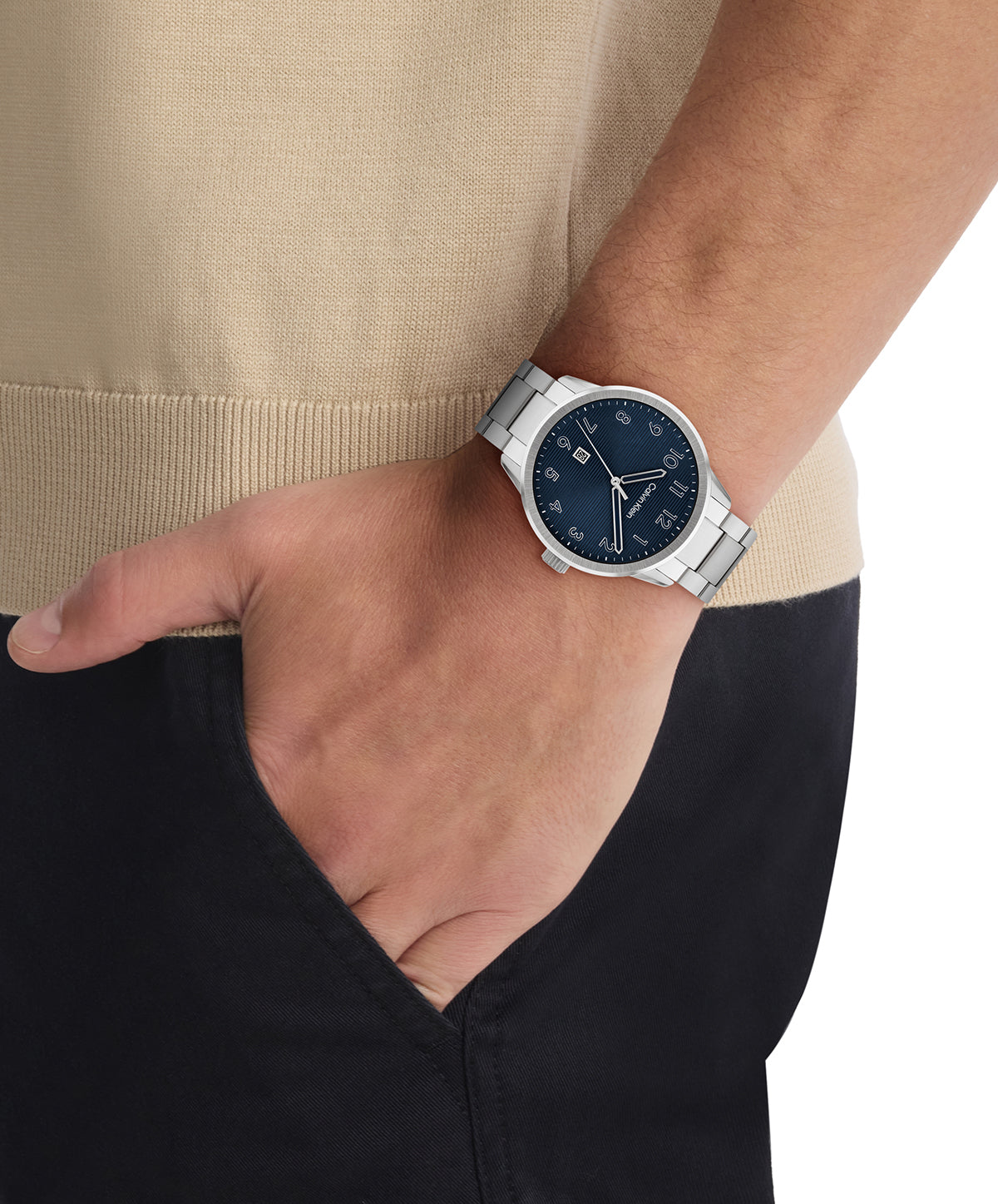 Calvin Klein MINIMALISTIC PILOT 42 mm Blue Dial Men Watch 25200515