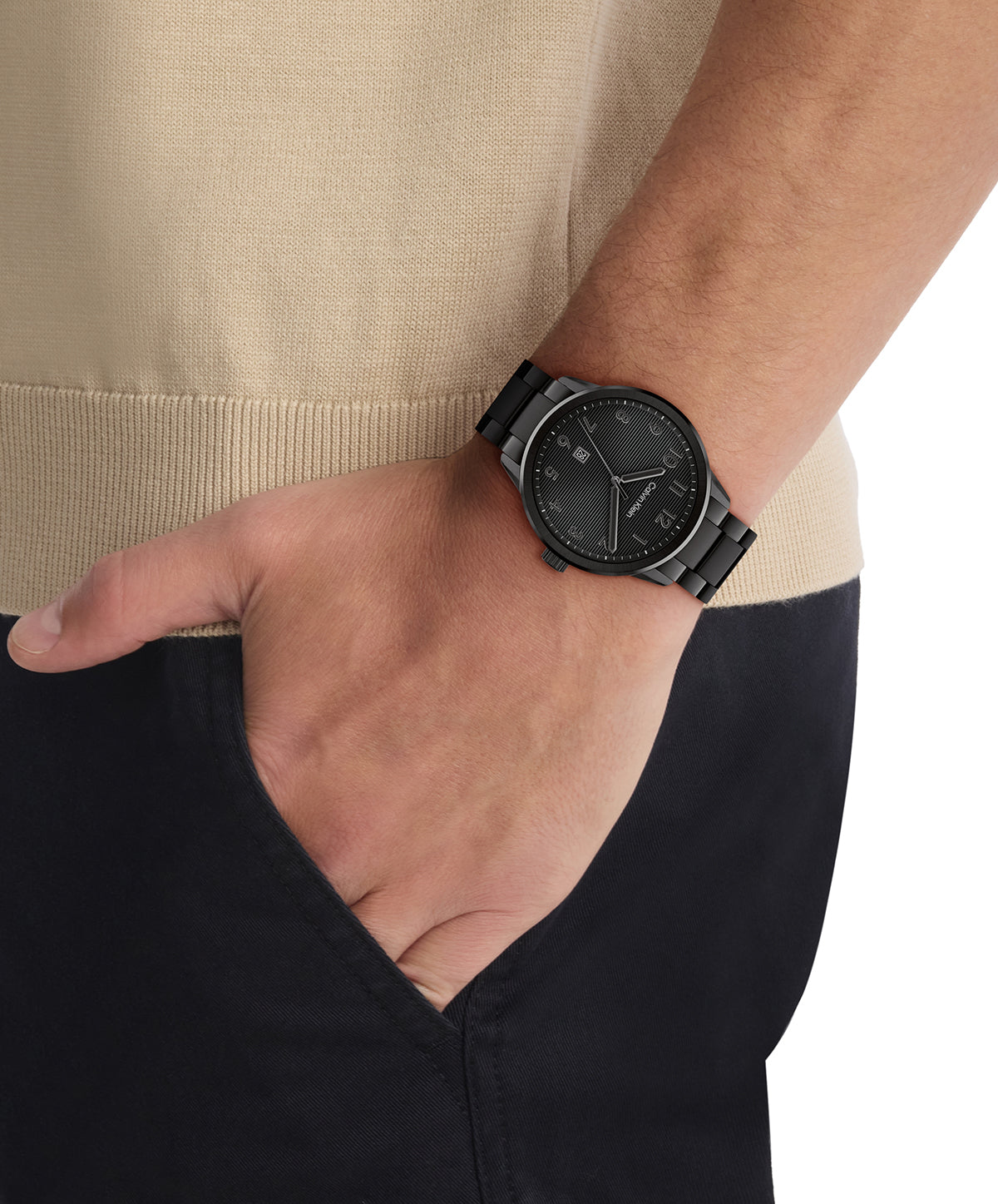 Calvin Klein MINIMALISTIC PILOT 42 mm Black Dial Men Watch- 25200516