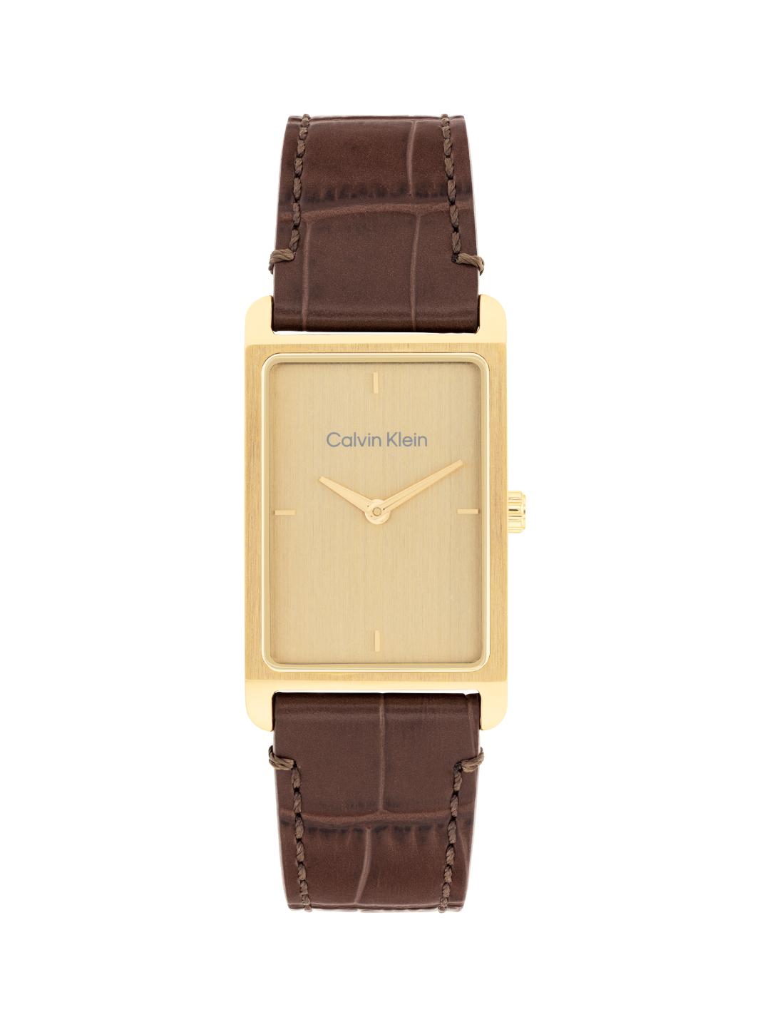 Calvin Klein Dapper Light Gold 24 mm Dial Men Analog Watch 25200530