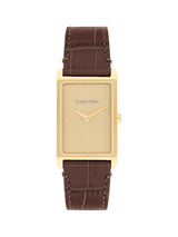 Calvin Klein Dapper Light Gold 24 mm Dial Men Analog Watch 25200530