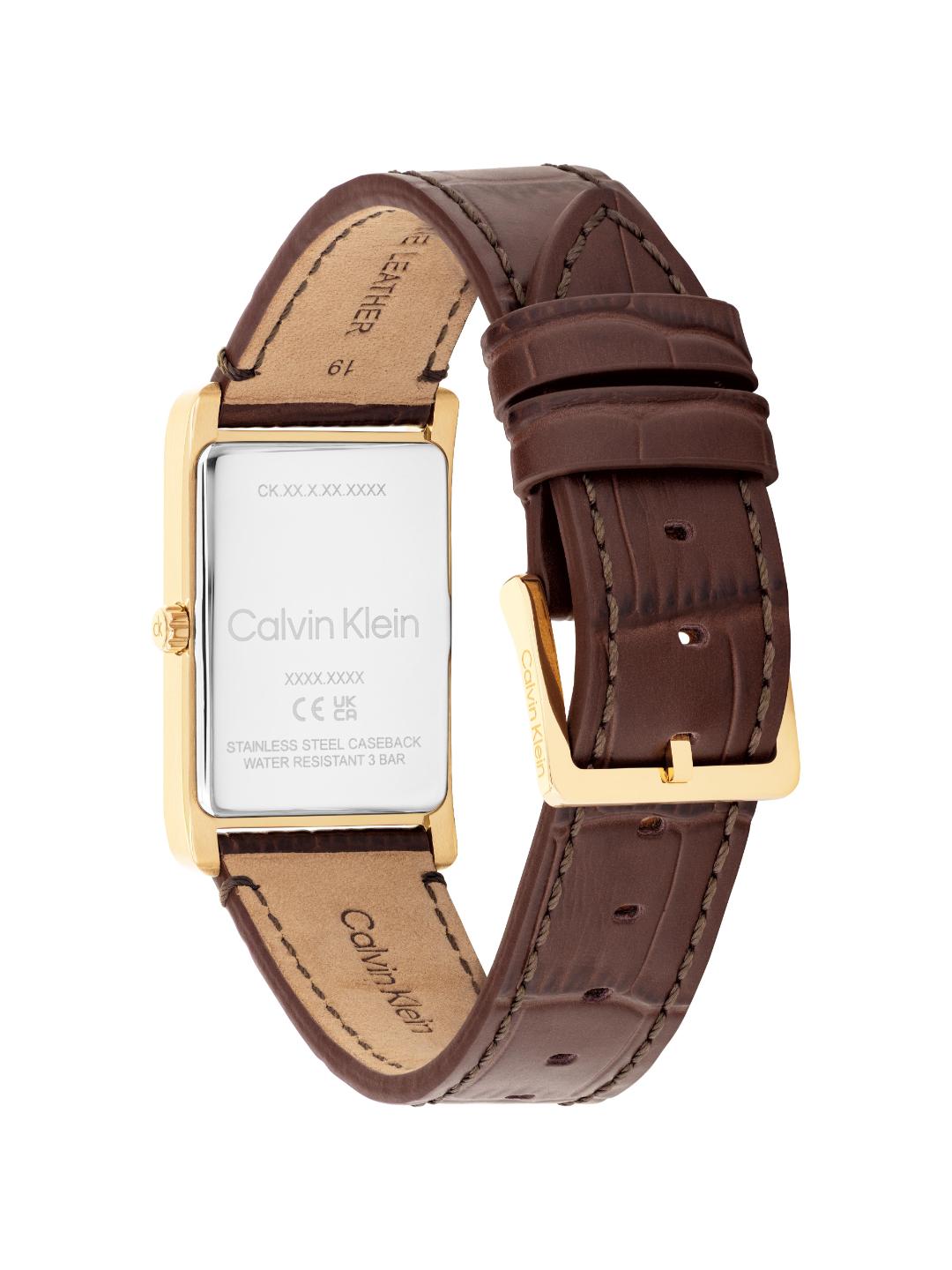 Calvin Klein Dapper Light Gold 24 mm Dial Men Analog Watch 25200530