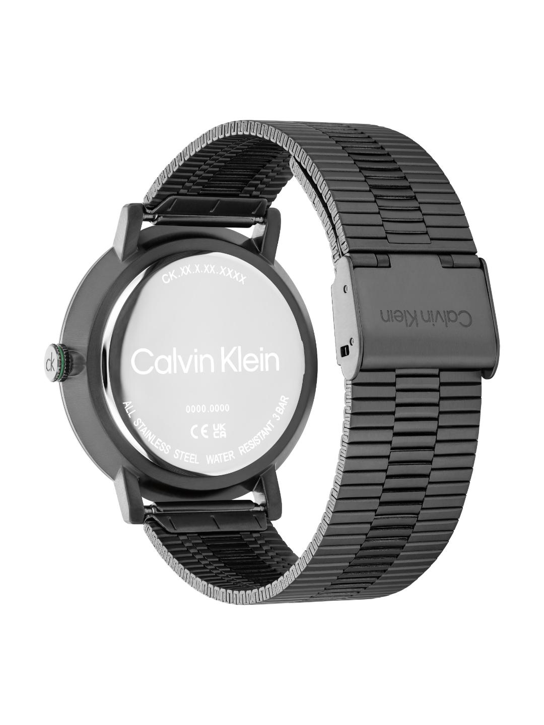 Calvin Klein Ck Real Qtz Basic Slim Grey Round Dial Men's Watch 25200551