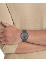 Calvin Klein Ck Real Qtz Basic Slim Grey Round Dial Men's Watch 25200551
