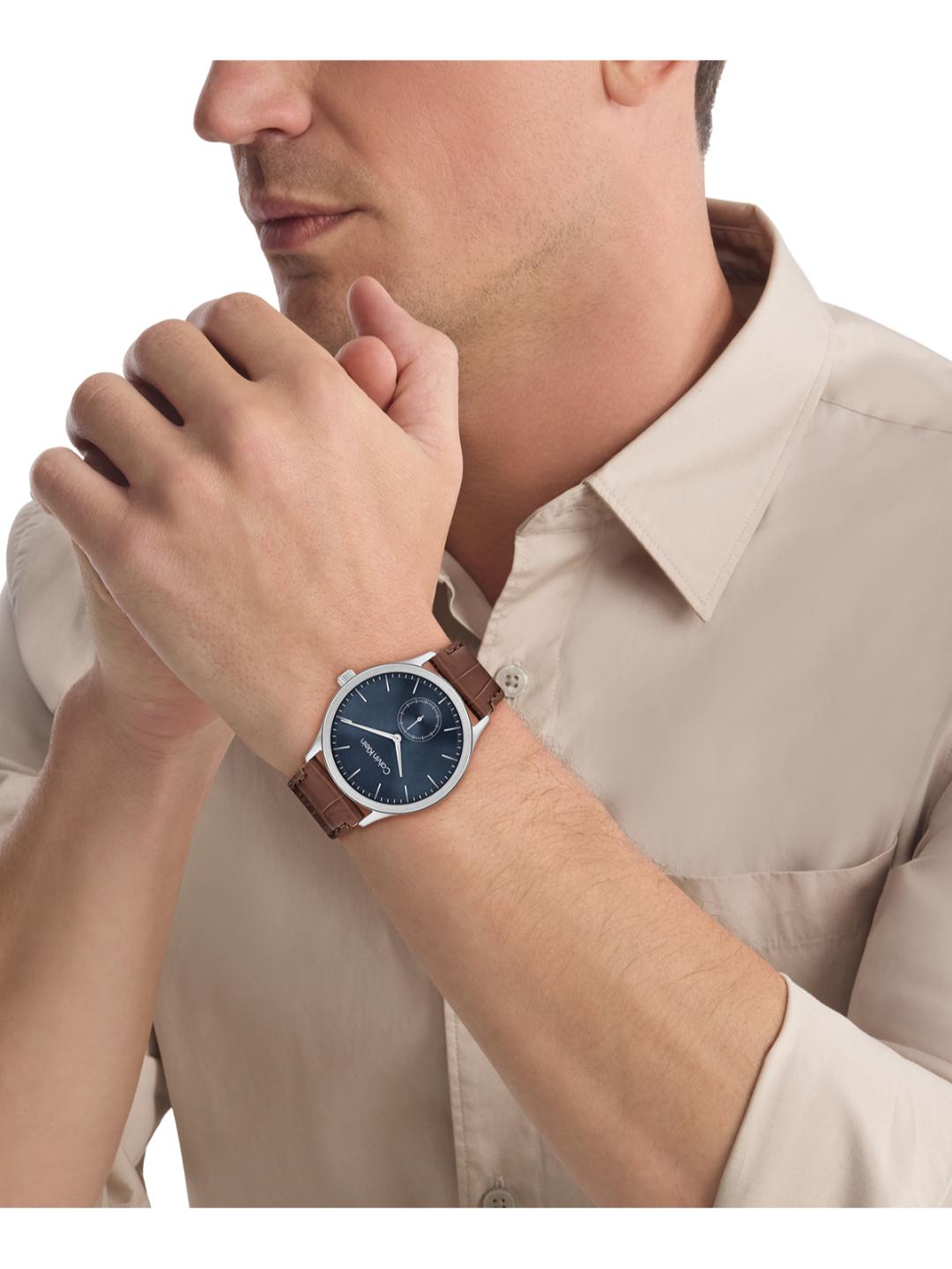 Calvin Klein Tailored Blue 42 mm Dial Men Analog Watch 25200552