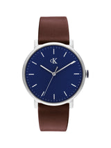 Calvin Klein Ck Real Qtz Basic Slim Blue Round Dial Men's Watch 25200568
