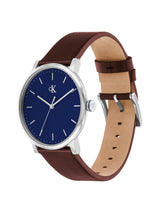 Calvin Klein Ck Real Qtz Basic Slim Blue Round Dial Men's Watch 25200568