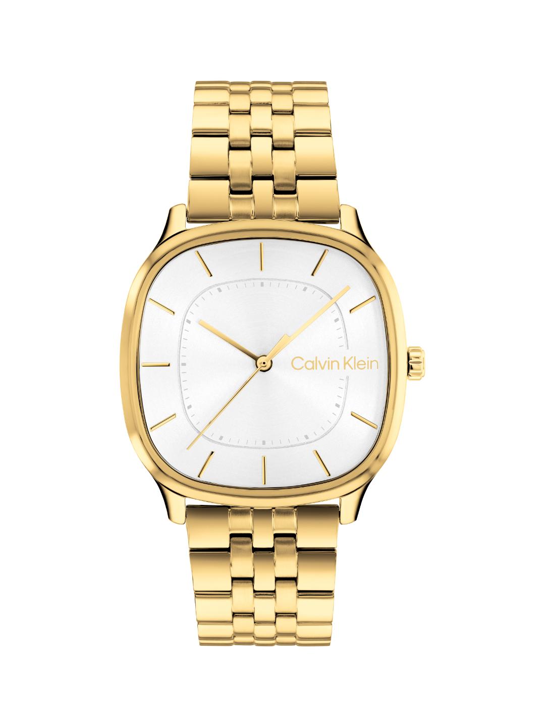 Calvin Klein Ck Shape Qtz Basic White Square Dial Men's Watch 25200582