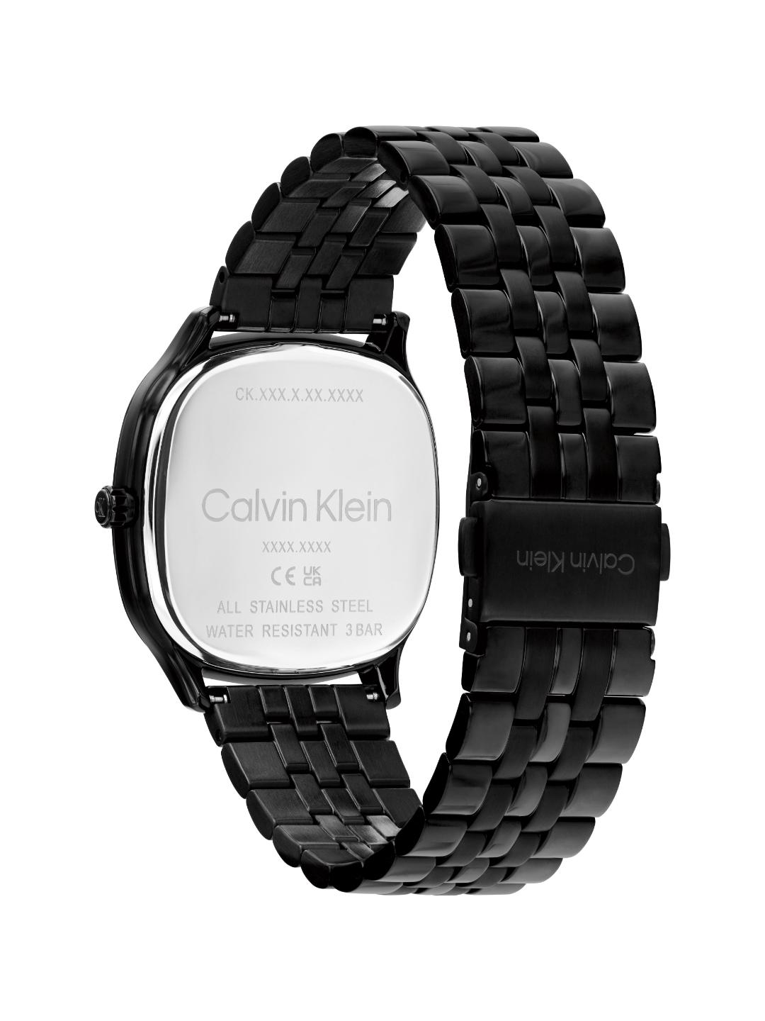 Calvin Klein Ck Shape Qtz Basic Black Square Dial Men's Watch 25200583