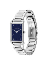Calvin Klein Dapper Qtz Basic Slim Dark Blue Rectangle Dial Men's Watch 25200590
