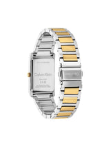 Calvin Klein Dapper Qtz Basic Slim Grey Rectangle Dial Men's Watch 25200591