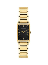 Calvin Klein Dapper Qtz Basic Slim Black Rectangle Dial Men's Watch 25200592
